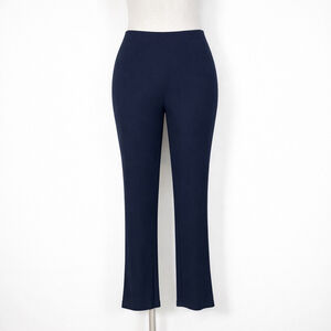 Sympli Navy Blue Pull on Pants Stretch Jersey Knit High Rise Skinny Leg Size 8